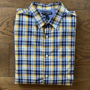 BANANA REPUBLIC mens button down tall like new Large
